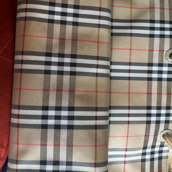 Burberry GUC tote. Beautiful tote with pocket on the front. Couple tiny spots - Picture 11 of 13